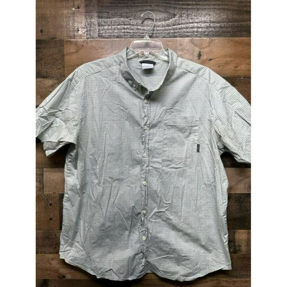 Columbia Men's Regular Fit Short Sleeve‎ Button Up Size XXL - Picture 1 of 4